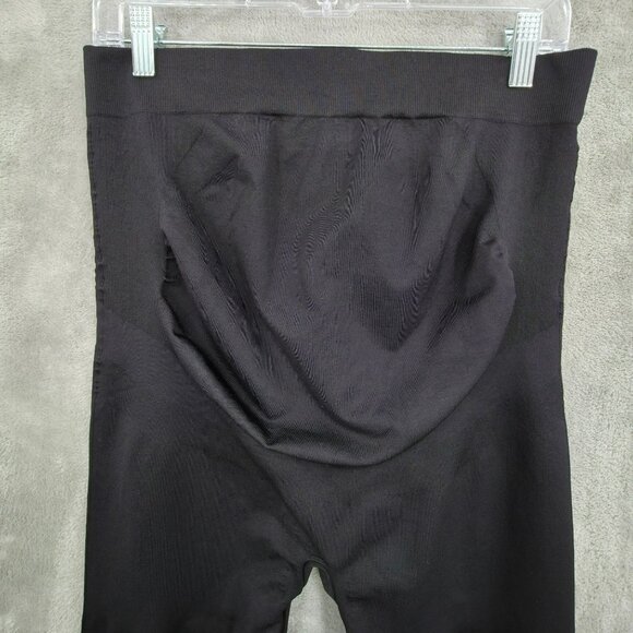 Blanqi Everyday Maternity Leggings XXL Black Support Stretch Pregnant Casual New - Picture 3 of 10